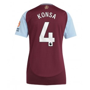 Aston Villa Ezri Konsa #4 Replika Hjemmebanetrøje Dame 2024-25 Kortærmet
